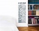 In This House Quotes Wall Decal Family Vinyl Art Stickers